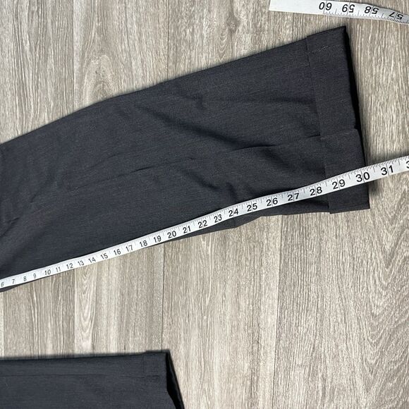brooks brothers Men’s 100% Wool Gray Pants 34x30 188 - Picture 5 of 6